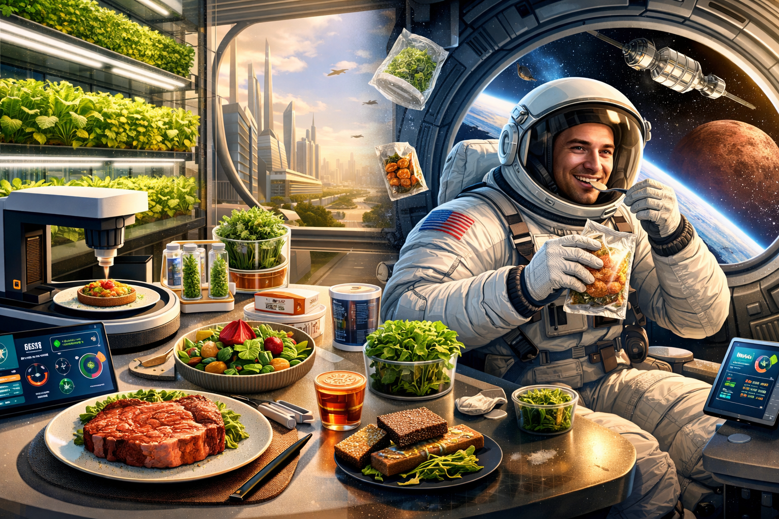 2050’de Ne Yiyeceğiz? Uzayda Beslenmeden Laboratuvar Etine Geleceğin Sofrası