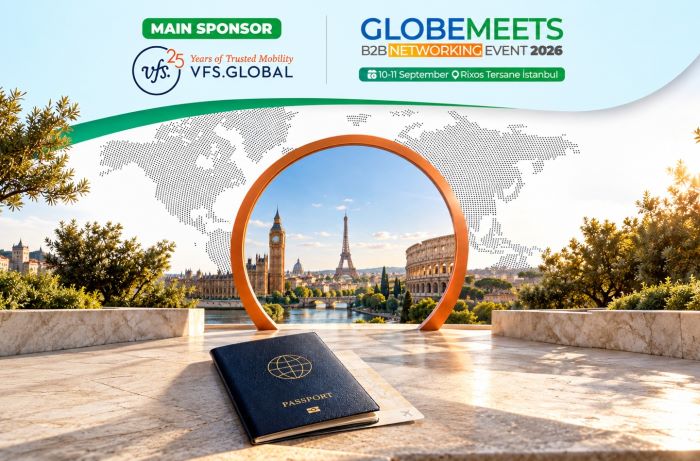 VFS Global GlobeMeets 2026’nın Ana Sponsoru Oldu